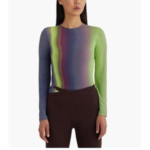 PALOMA WOOL Tie-Dye Print Crew Neck Top